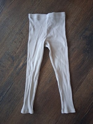 Legging Grüner Knopf (Tchibo) beige ohne Muster Größe 110/116