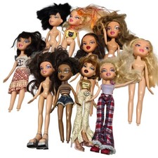 Lot of 10 Bratz 2001 MGA Dolls - FOR PARTS or REPAIR - MISSING FEET - SEE BELOW