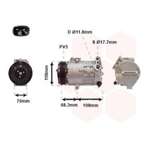 Kompressor Klimaanlage für Opel Corsa D 1.2 1.4