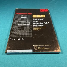 3M CG3470 Transparency Film for PaintJet XL Inkjet Printers School Craft Project