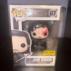 Funko Pop! Vinyl Game of Thrones Jon Snow #07 Hot Topic Exclusive Figure