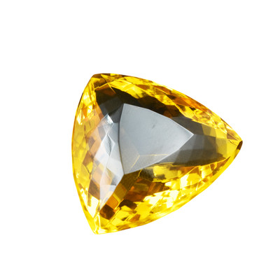 Excellent Orange Topaz Certified 92.70 Ct Trillion Shape Natural Loose Gemstone
