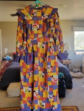 VINTAGE 1970S BECO ORIGINALS COLLECTABLE RAGGEDY ANNE DRESS AND PINAFORE DRESS