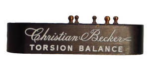 Christian Becker Avoirdupois Apothecary Balance weight set by Torsion Balance Co