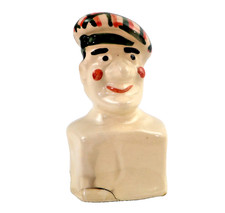 Vintage Scottish Highlander Pie Bird Vent Funnel Scotland ceramic pottery 3.5"