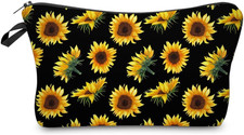 Makeup Case Small, Cosmetic Zipper Bag Waterproof for Purse Mini, Women Cute Tra