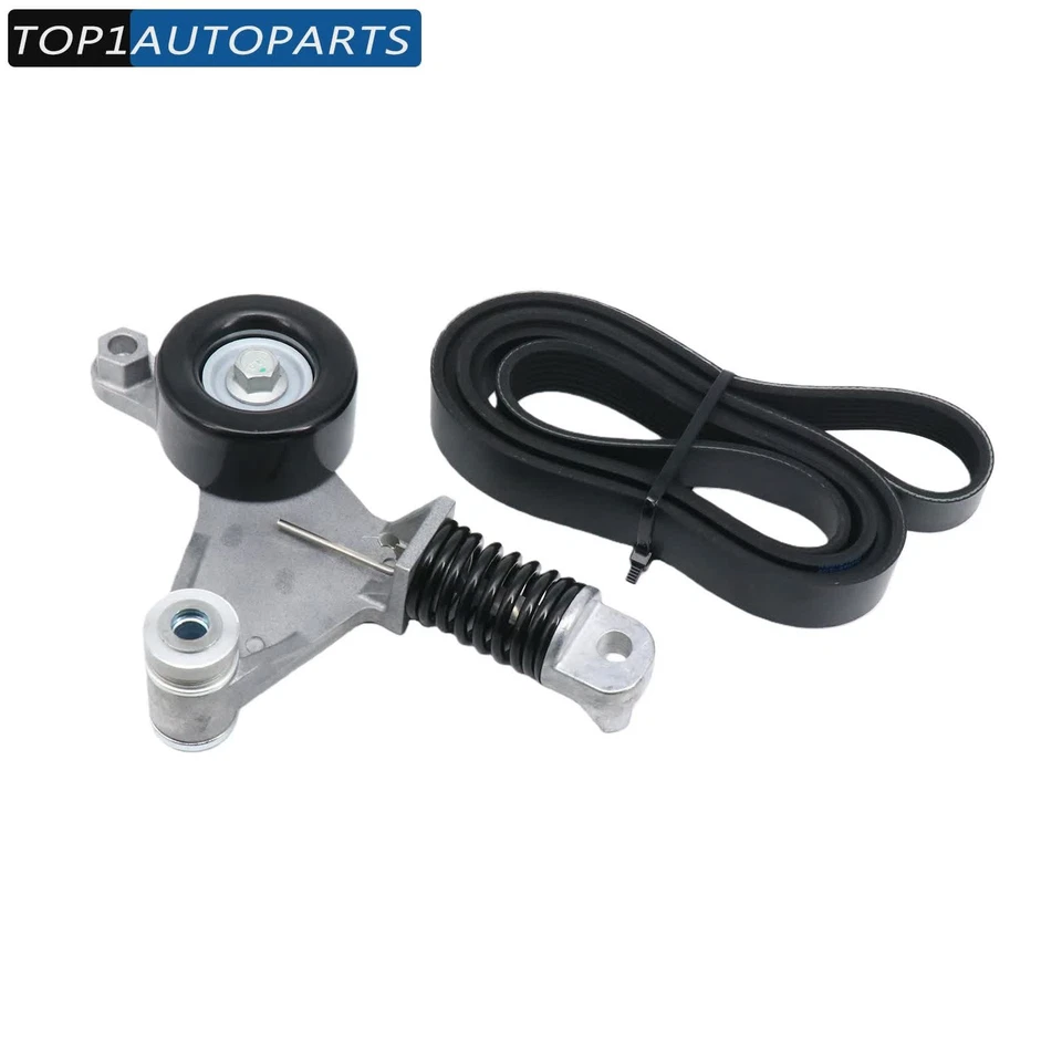 Kit de polea tensora de correa de transmisión serpentina de 2,4 L para Toyota Camry RAV4 Matrix xB Foto 3 de 4