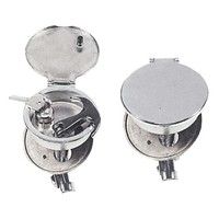 Bodenheber Messing, Verchromt Ohne Schloß - 1 Pc Osculati - 38.140.03 - 3814003