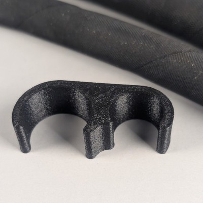 EZ-Clip Reduced Barrier A/C Dual Line Black Separator for 1 #6 & 1 #10 AC Hose