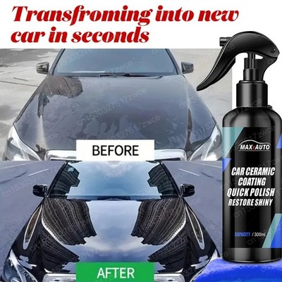 3 in 1 Nano Keramik Autolack | Hydrophobe Politur & Lackschutz Spray