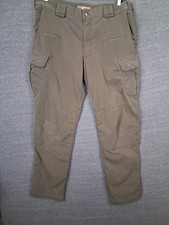 5.11 Tactical Mens Pants 38x34 Green Ripstop Cargo Classic First Responder Read