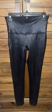  SPANX Women s Black Shine Shapewear Leggings...