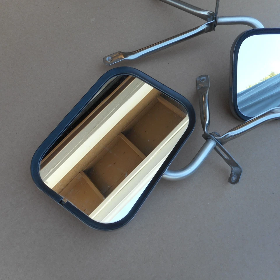 Dodge Truck D100 D200 W150 Ramcharger Van Towing Stainless Side Mirror Set MOPAR Foto 2 de 4