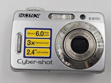 Sony Cyber-shot DSC-S500 6.0 MP Digital Camera Silver - Not Working