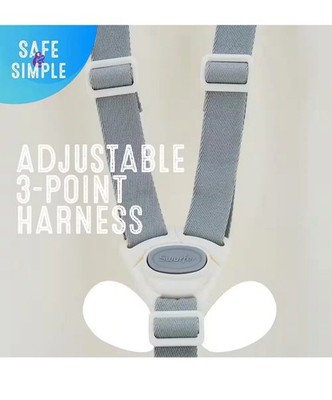 Coconut Baby Swing - Comfortable Plastic Toddler Swing with Safety Lock System