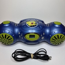 Spongebob Squarepants Boombox CD Player Radio w/ Cord Tested Working 2006