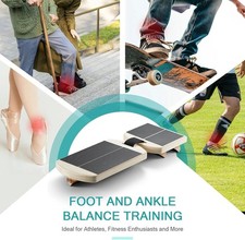 Single Leg Balance Board Ankle Foot Strengthener Sprain Exerciser for Stability