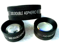 Copy Volk 78D 90D 20D New Double Aspheric Ophthalmic Diagnostic Lens In Box