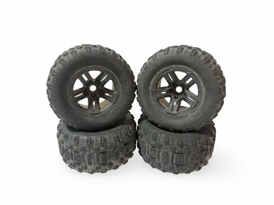 Traxxas Sledgehammer Tires & Wheels 3.8" 17mm Hex Sledge *NOT Belted* Used - Image 1 of 4