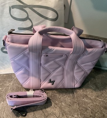 EUC LUG Dory Matte Luxe VL Crossbody Double Handle Handbag Sugarplum Ice Pop