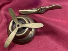 WW1/2 Trench Art Air Force Propellers Sweetheart Brooch w/fixing