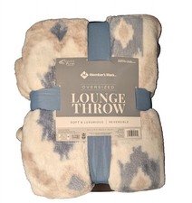 Member's Mark Oversized Lounge Throw Blanket, 60" x 70", Haven Geo