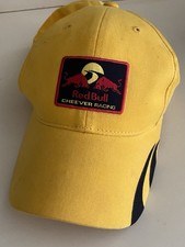 Red Bull Cheever Racing VTG Ball Cap Yellow Black Hat