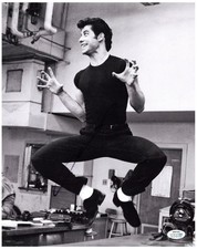 John Travolta Signed Autographed 11x14 Grease Dance Photo ACOA