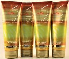 QTY 4 - Bath  Body Works IN THE SUN Hydration Body Cream Lotion Moisturizer 8oz