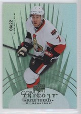 2014-15 Upper Deck Trilogy Radiant Green 6/22 Kyle Turris #74 2d8