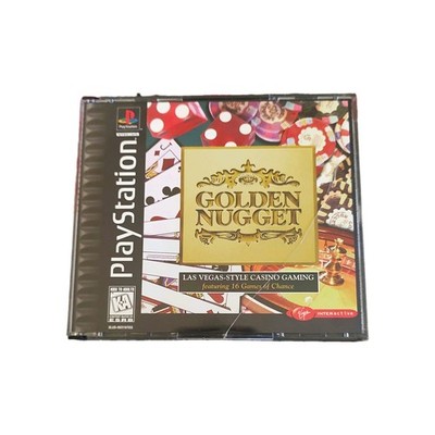 Virgin Interactive Golden Nugget PS1 1996 NTSC-U/C Casino Game 2-Disc Manual