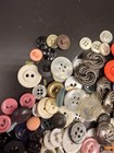 Vintage Sewing Buttons Mixed Lot Bulk Metal Plastic Moonglow Crafting Jewelry — photo 4