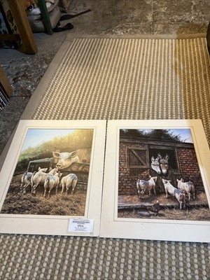 Zwei Drucke von Ian Nathan. Mother Knows Best And Another Print 46x38cm