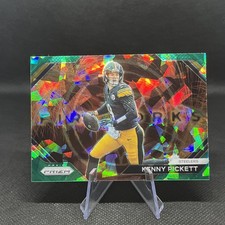 2023 Panini Prizm Kenny Pickett Fireworks Prizms Green Ice Steelers