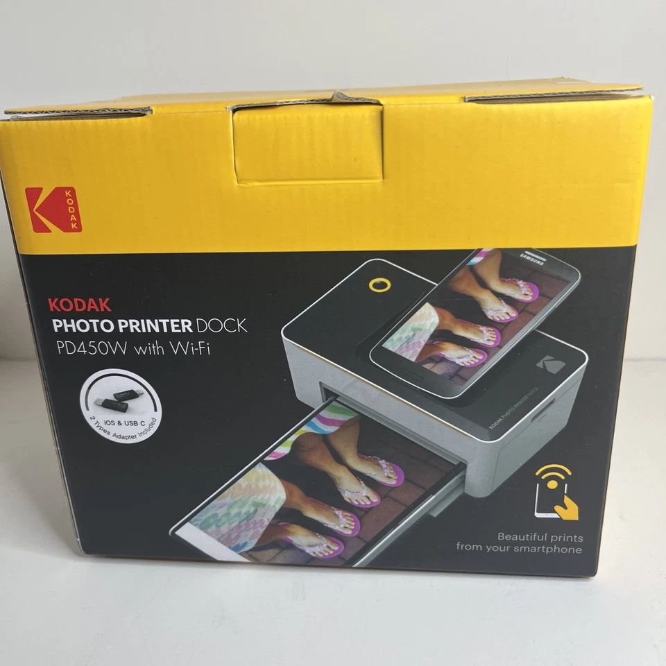 Kodak Photo Printer Dock PD450W with Wifi - Brand New - Image 3 of 4