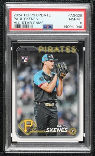 2024 Topps Update 2024 All-Star Game Paul Skenes #ASG-29 PSA 8 Rookie RC