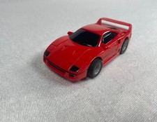 Tyco 440x2 Red Ferrari F40 Black Stripe Slot Car