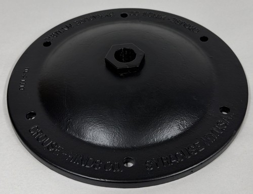 CROUSE-HINDS HL-P 1713  BASE POWDER COATED BLACK U.S.A. LAMP BASE 1” HUB, 12"