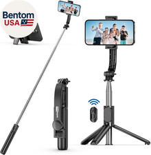 Selfie Stick, Extendable Selfie Stick Tripod with Wireless Remote and Tripod Sta