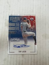 Tony Jacob 2016 Panini Elite Extra Edition Season Ticket Auto #15U-TJ NrMt