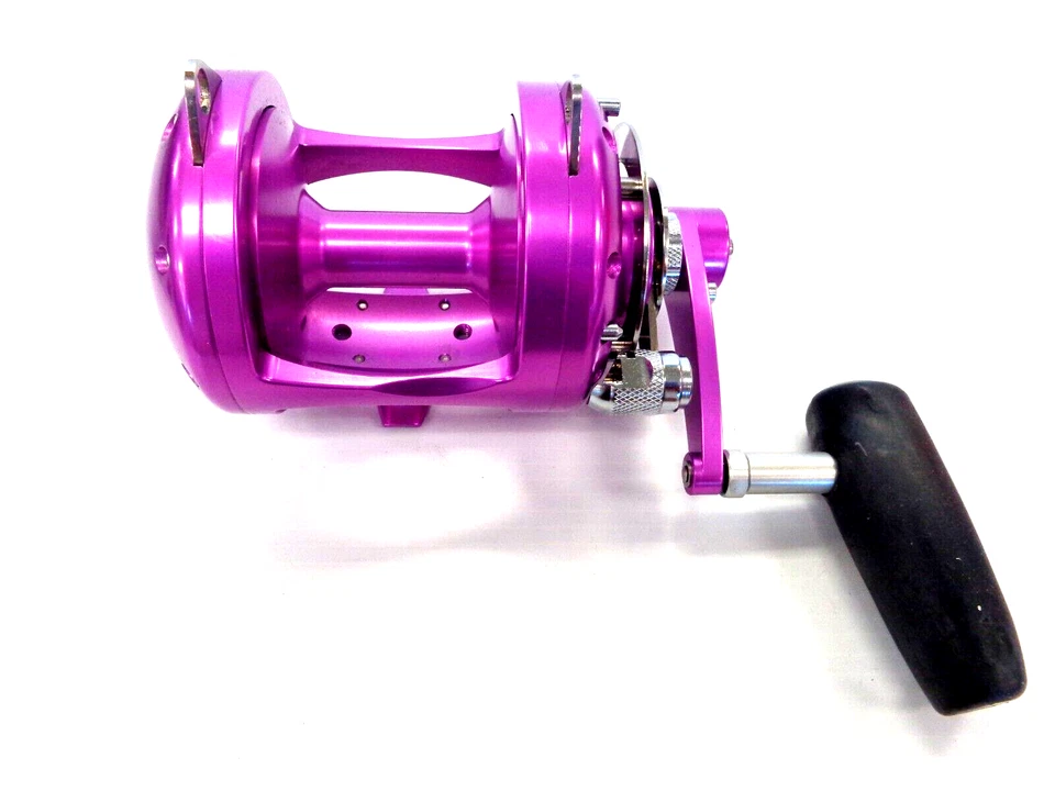 Avet EXW30/2 двухскоростной рычаг тяги катушка EXW 30/2 - фиолетовый - правой рукой новый - Изображение 4 из 4