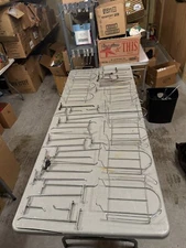 Lot Of 110 (8 Baseball Cap Holder + 97 Slat Wall Hooks + 4 Jacket Slat Wall Hook