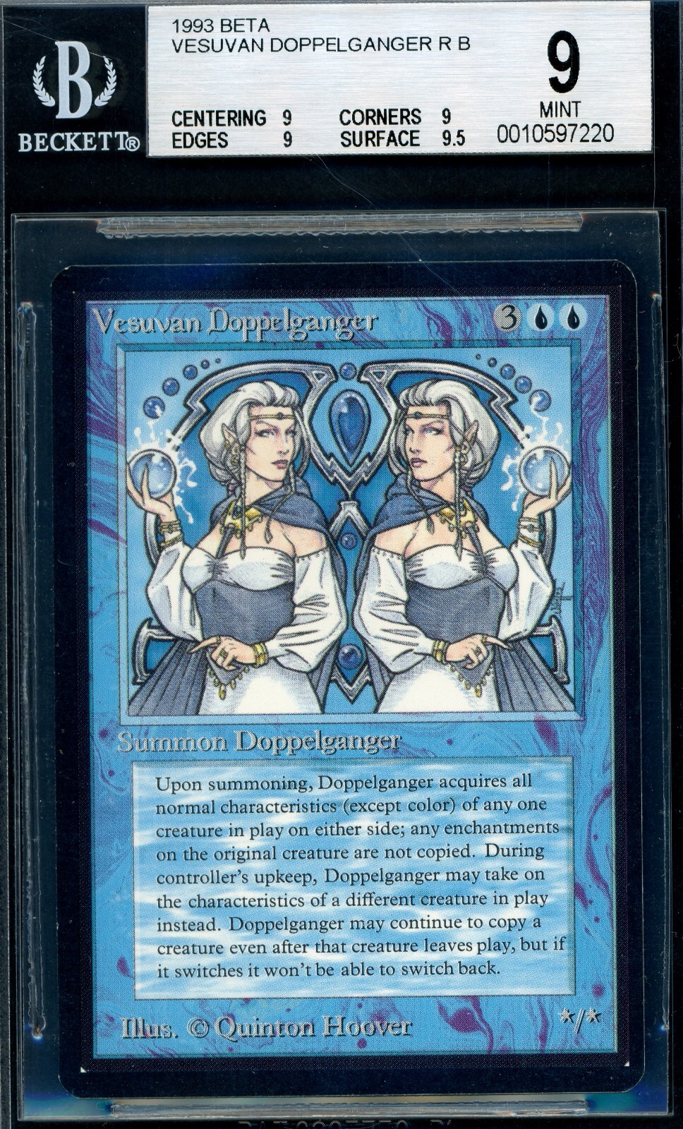MTG Graded Magic | Beta - VESUVAN DOPPELGANGER | BGS 9 Mint
