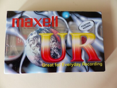 1x Maxell UR 90 ,Audiokassette, Kassetten Position Normal ( neu und versiegelt)