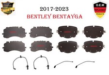 Front & Rear Brake Pads With Brake Sensors fo...