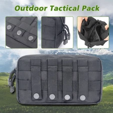 Tactical Molle Pouch EDC Multi-purpose Belt Waist Pack Bag Utility Phone Pocket