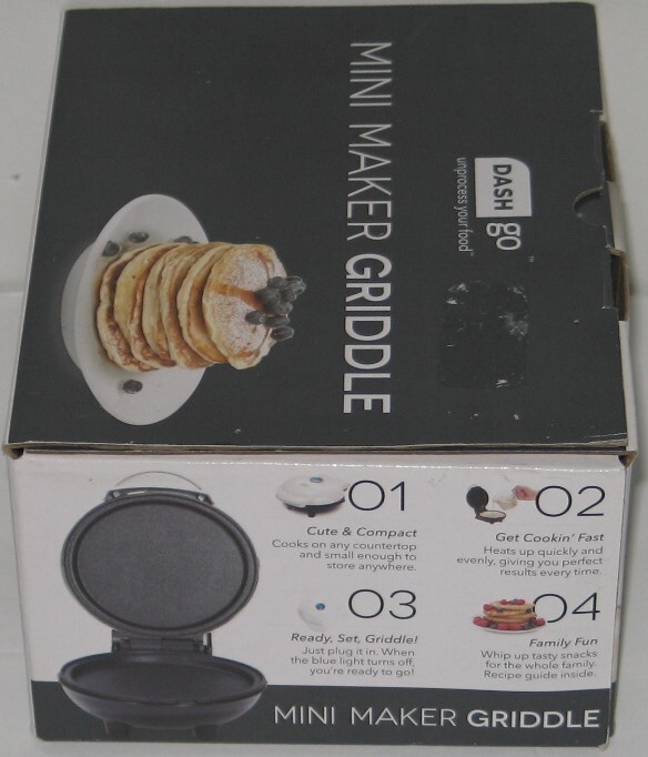 DASH Mini Maker Electric Round Griddle for Individual Pancakes Cookies
