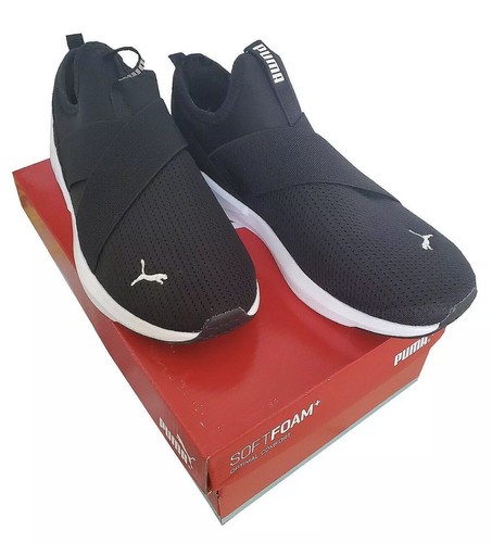NEW !! PUMA Women\u0026#039;s SoftFoam Plus Chroma Slip-On Shoes Black Size 7.5  🏃🏽 | eBay
