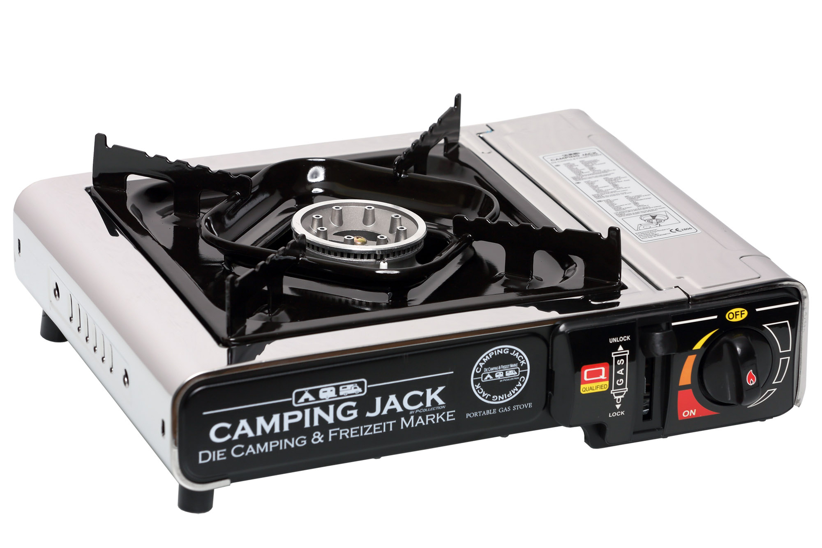 Camping Jack Cocina de Gas Set Estufa con Maletín Con Cartuchos