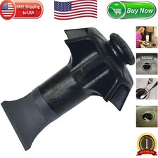 Kitchen Sink Drain Splash Guard  Food Scraper - Disposal Genie Strainer, Black